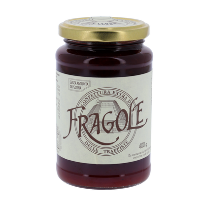 Confettura extra di Fragole, in vaso 400g. Monache trappiste