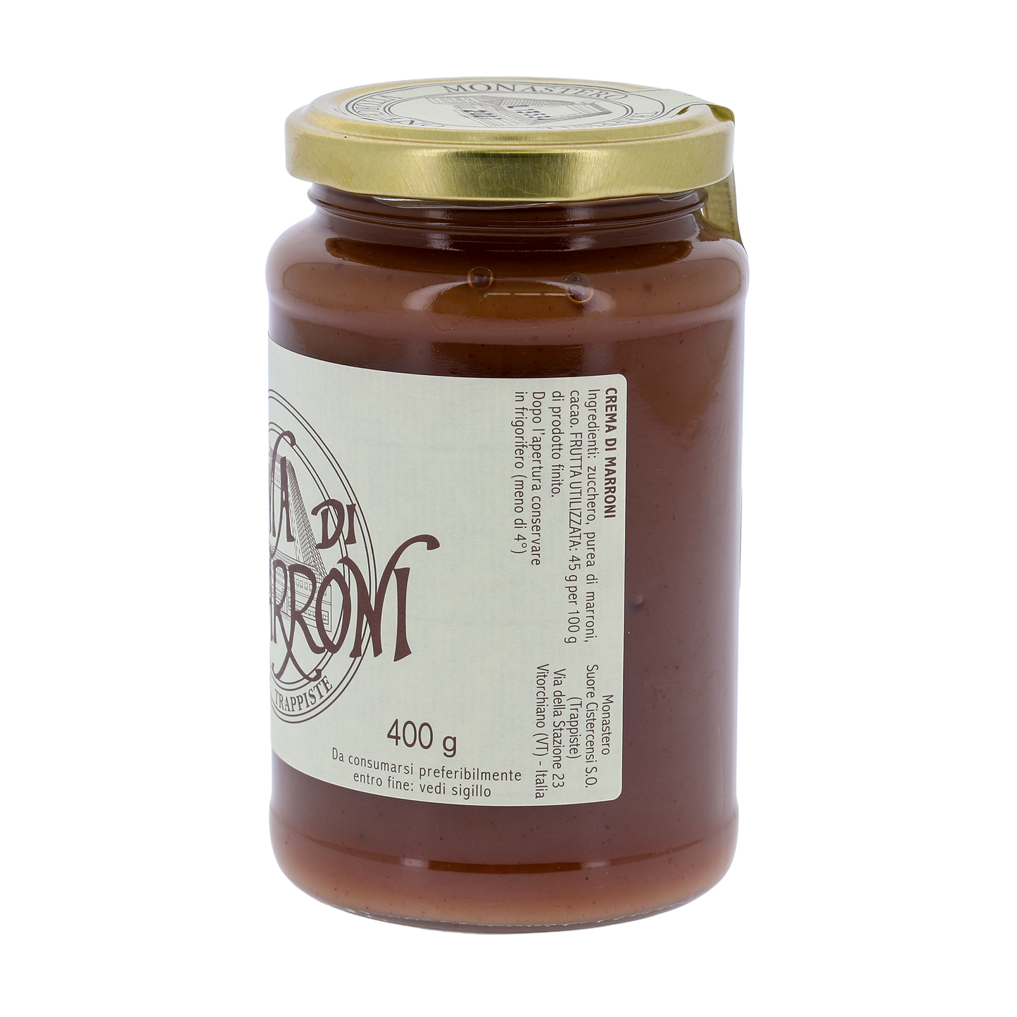 Crema di Marroni, in vaso 400g. Monache trappiste