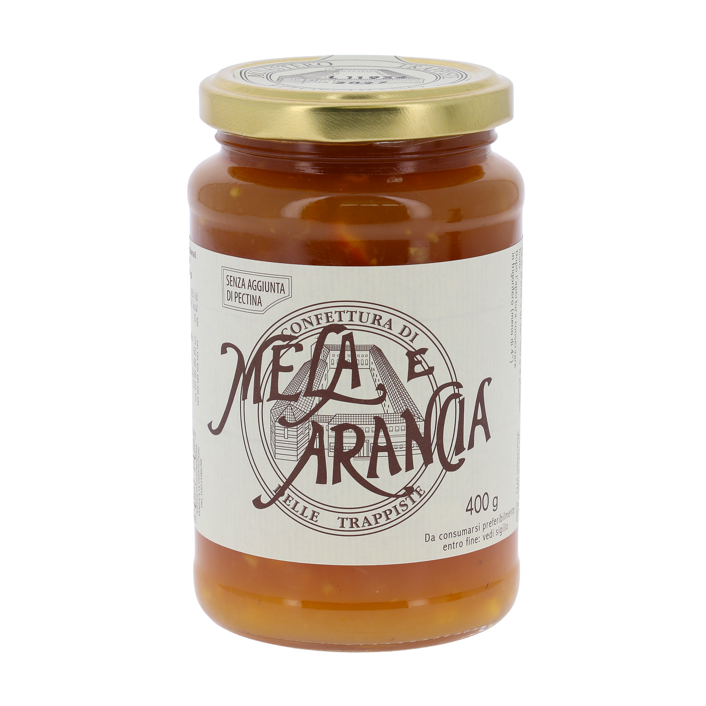 Confettura di Mela e Arancia, in vaso 400g. Monache trappiste