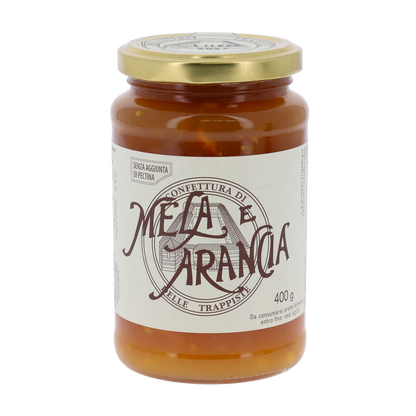 Confettura di Mela e Arancia, in vaso 400g. Monache trappiste