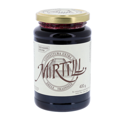 Confettura extra di Mirtilli, in vaso 400g. Monache trappiste