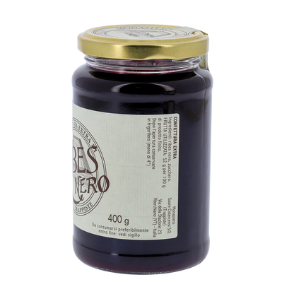 Confettura extra di Ribes Nero, in vaso 400g. Monache trappiste
