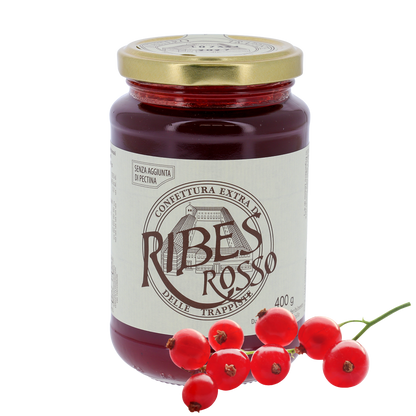 Confettura extra di Ribes Rosso, in vaso 400g. Monache trappiste