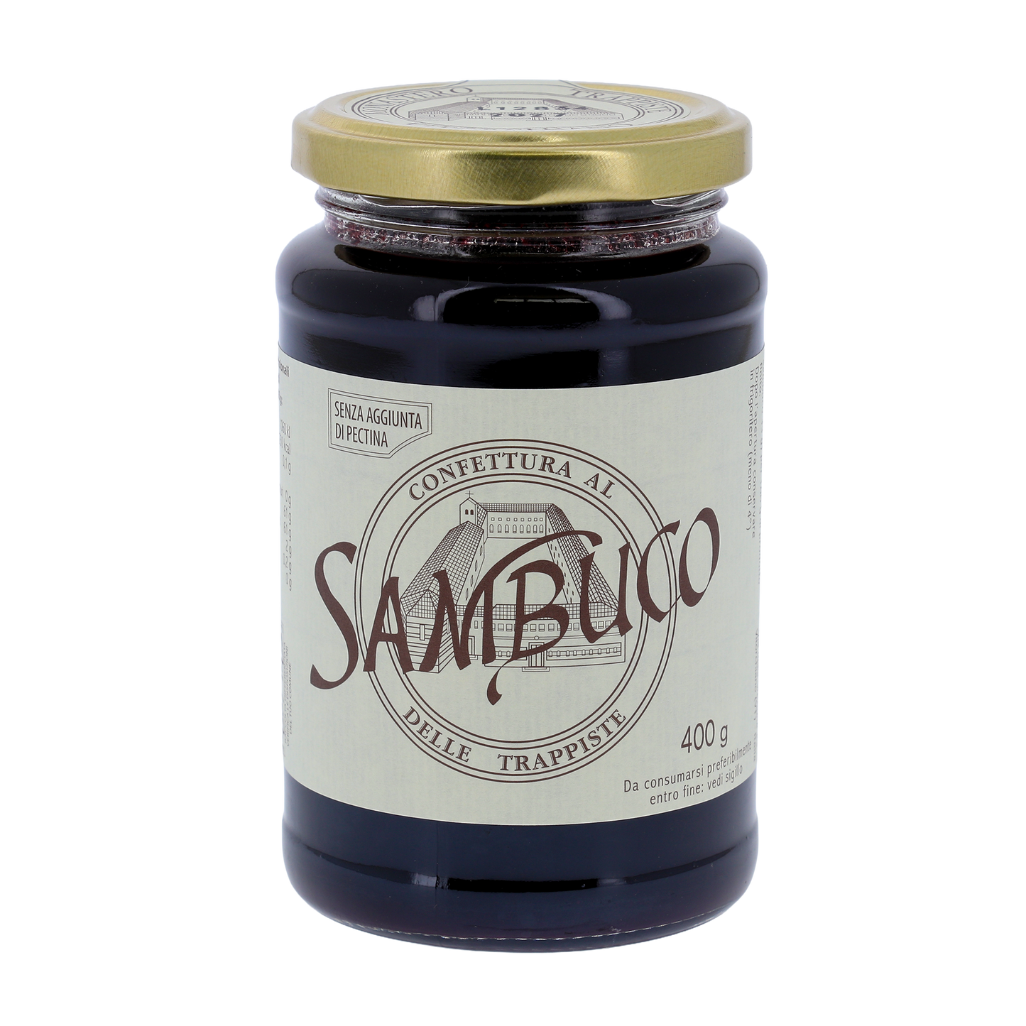 Confettura di Sambuco, in vaso 400g. Monache trappiste