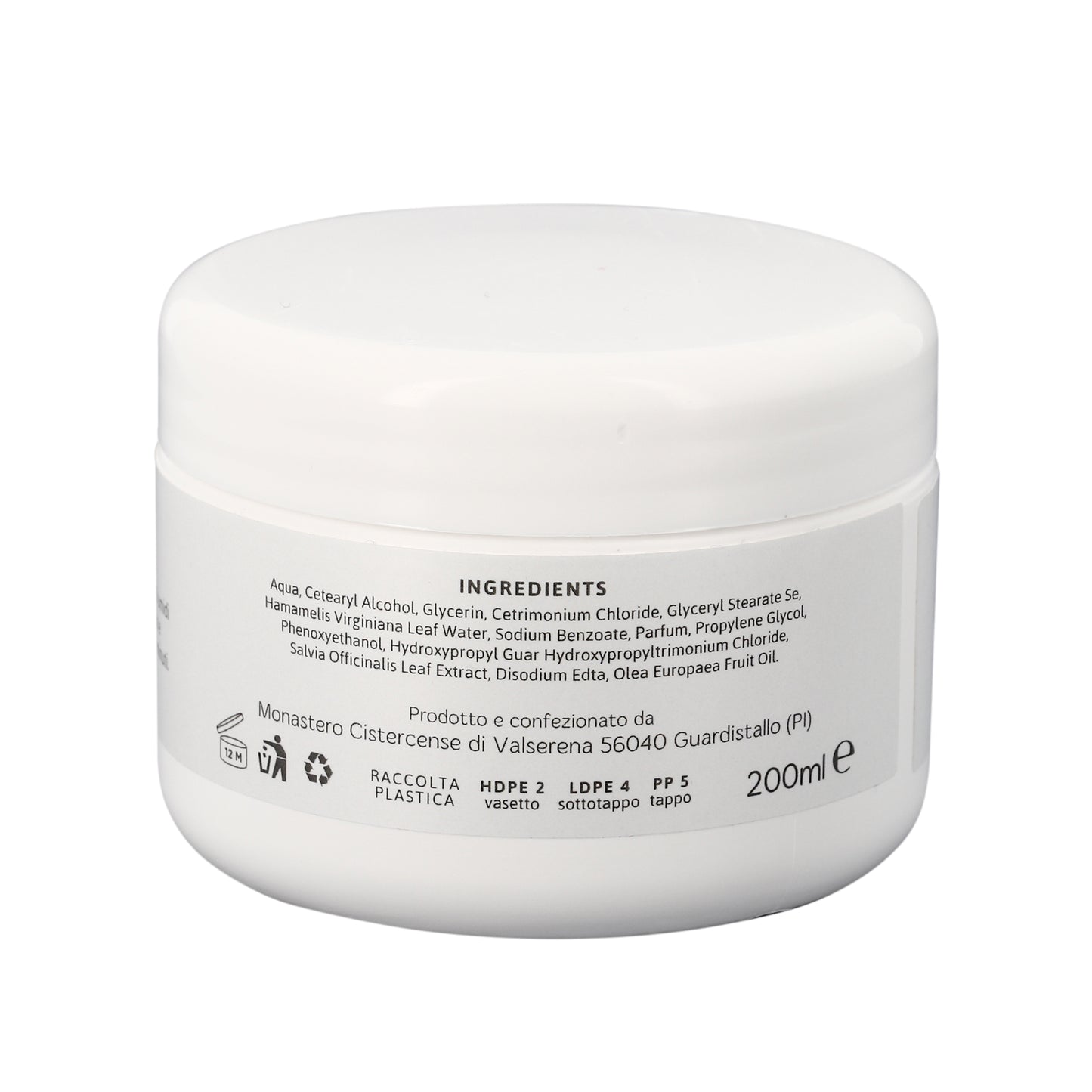 Maschera per capelli ristrutturante. Confezione da 200 ml