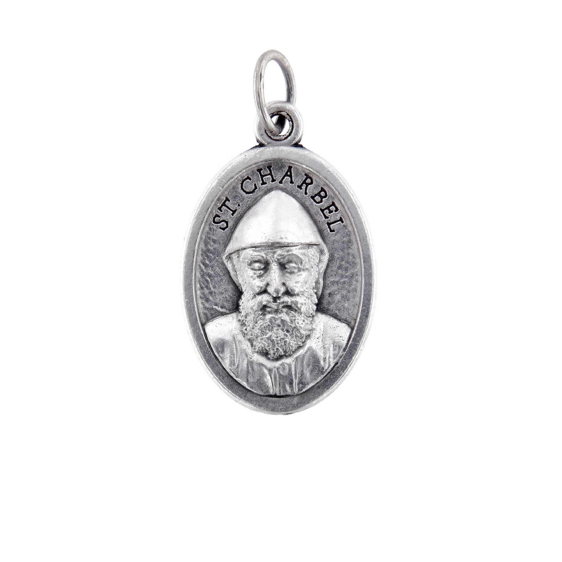Medaglia San Charbel in zama. Altezza 2,2 cm