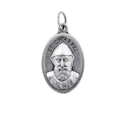 Medaglia San Charbel in zama. Altezza 2,2 cm