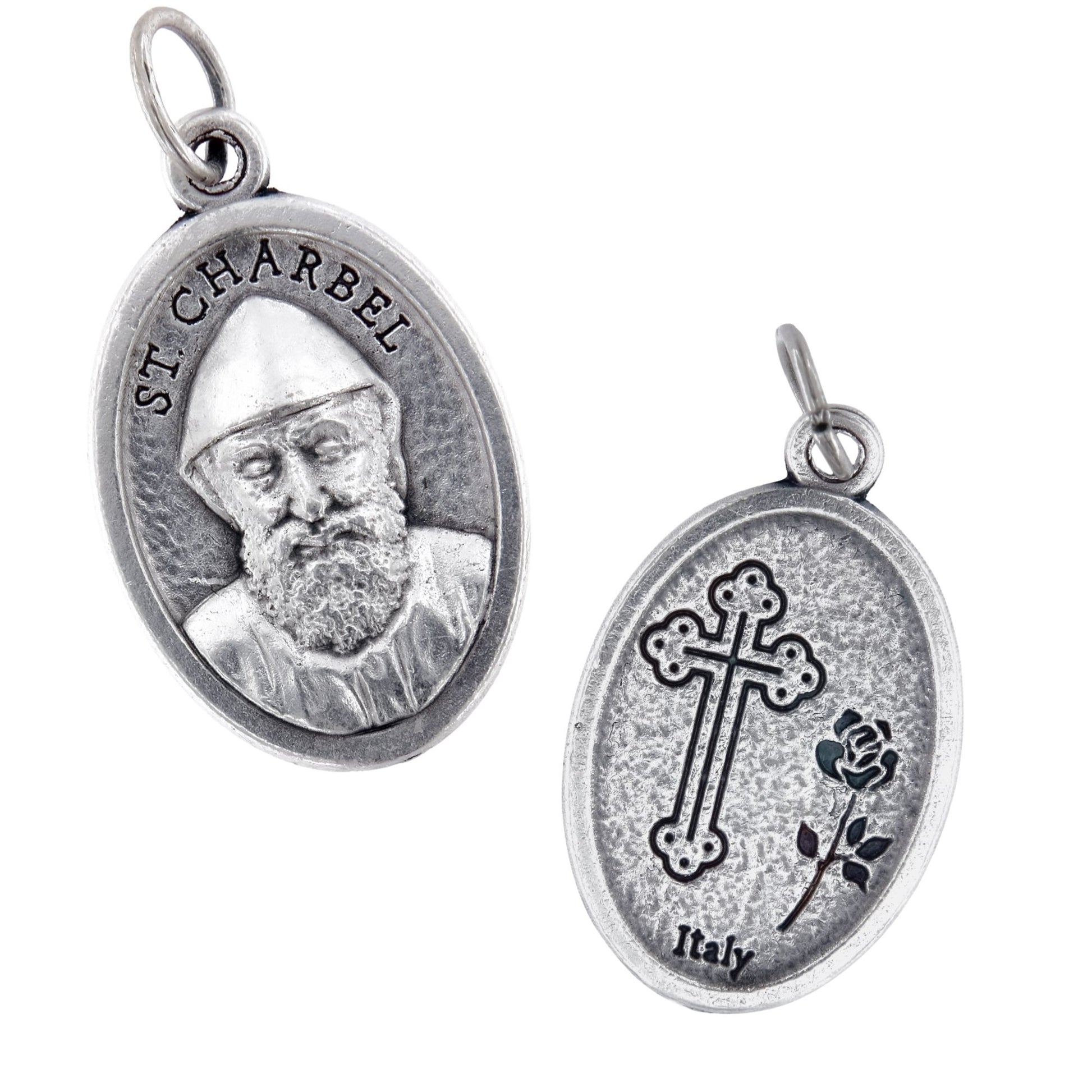 Medaglia San Charbel in zama. Altezza 2,2 cm