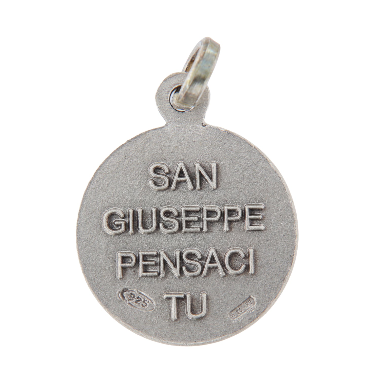 Medaglia San Giuseppe Argento 925 "Pensaci Tu"