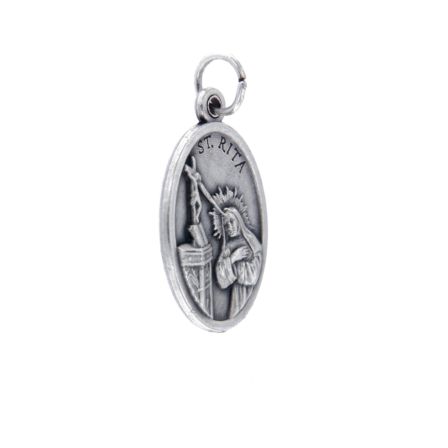 Medaglia Santa Rita in zama. Altezza 2,2 cm