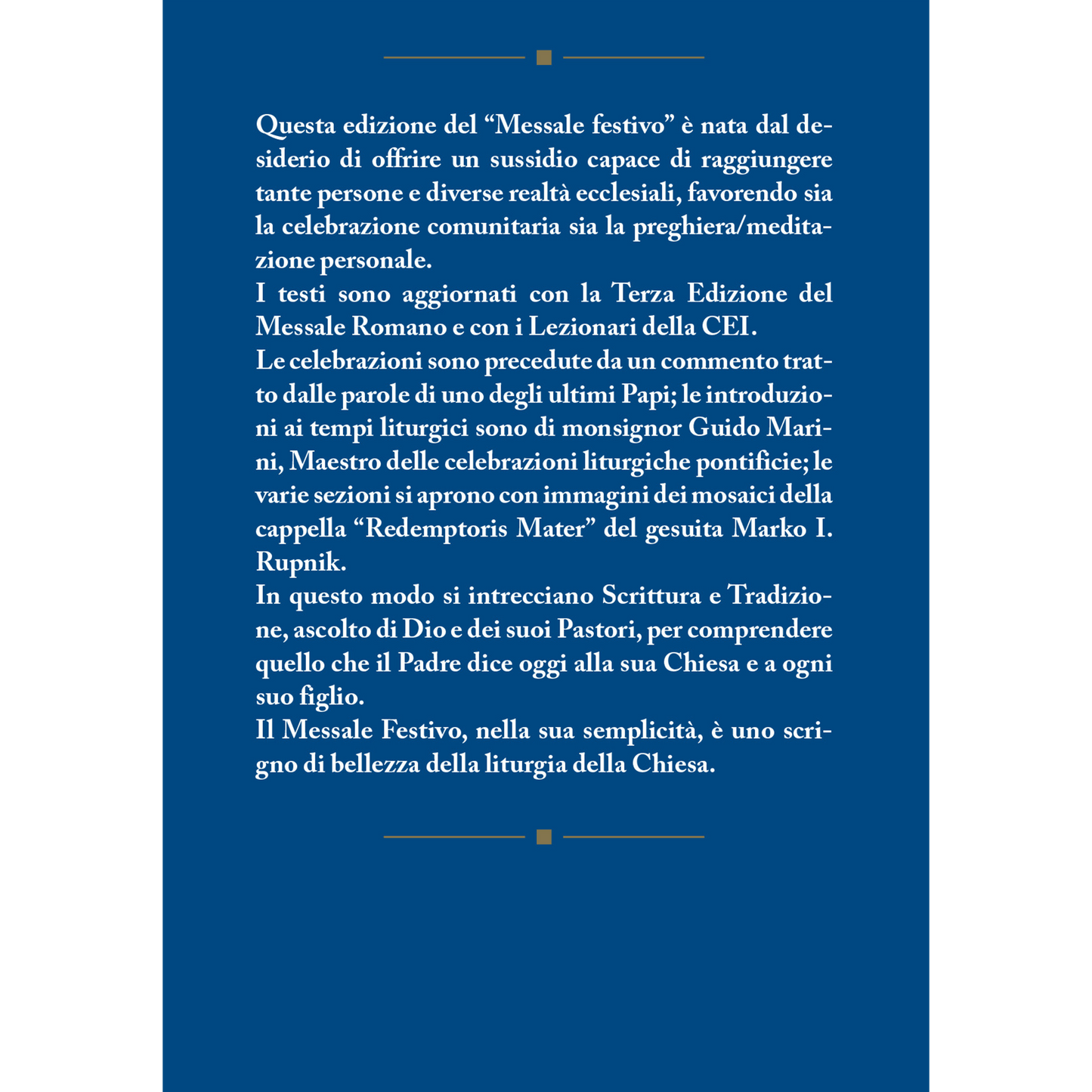 Messale Festivo. Domeniche, Solennità, Proprio dei Santi