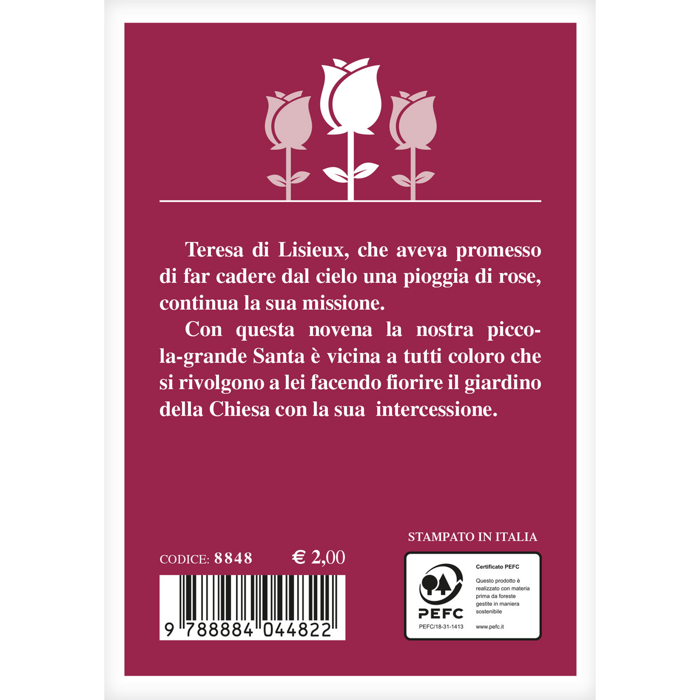 Novena delle rose a Santa Teresa di Lisieux