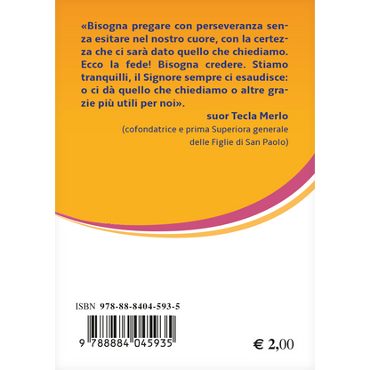 Fidati di Dio. Novena alla venerabile suor Tecla Merlo