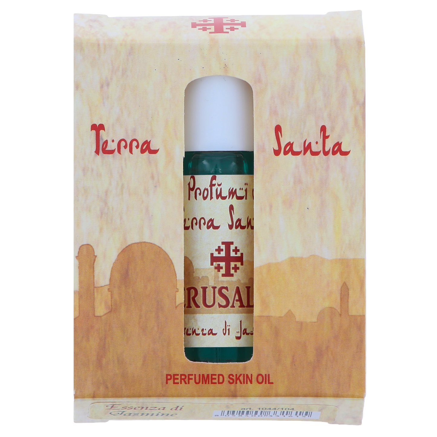 Profumo di Terra Santa. Olio profumato essenza Gelsomino. Roll on da 8 mm
