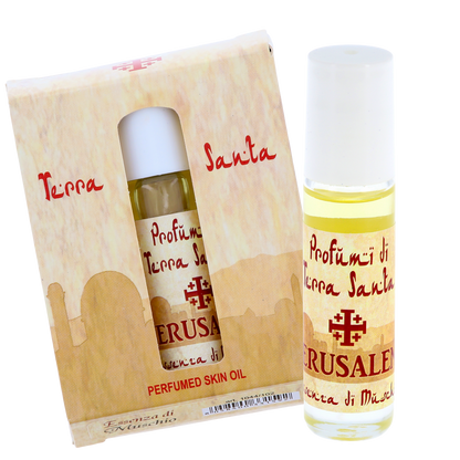 Profumo di Terra Santa. Olio profumato essenza Muschio. Roll on da 8 mm