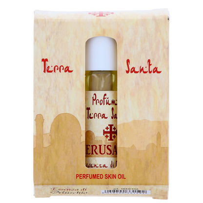 Profumo di Terra Santa. Olio profumato essenza Muschio. Roll on da 8 mm