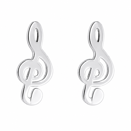 Orecchini Chiave di Violino in Bronzo