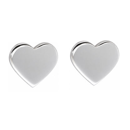 Orecchini Cuore in Bronzo a Lobo