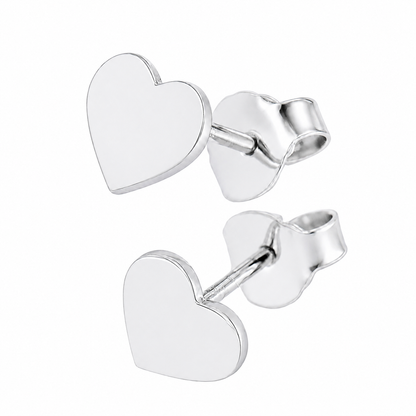 Orecchini Cuore in Bronzo a Lobo