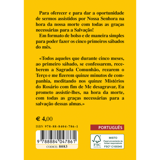 Os cinco primeiros sábados do mês