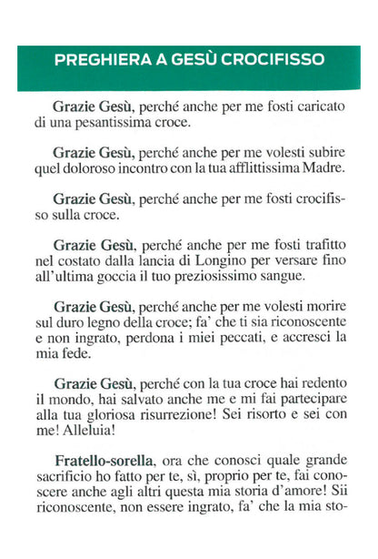 Pieghevole "Così ha sofferto"
