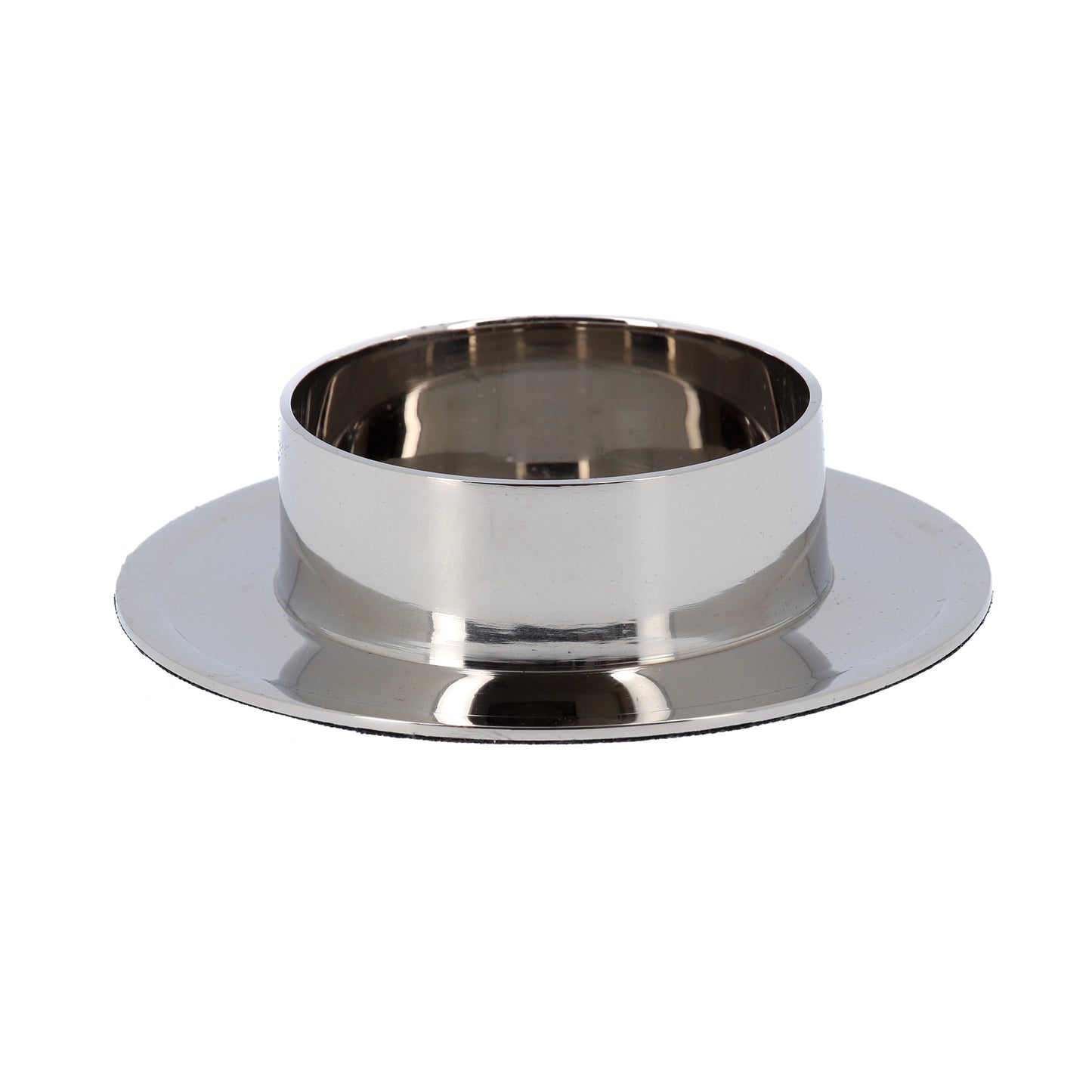 Porta candela in alluminio lucido, per candele con diametro 6 cm
