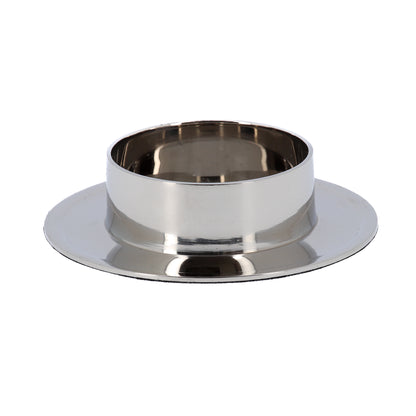 Porta candela in alluminio lucido, per candele con diametro 6 cm