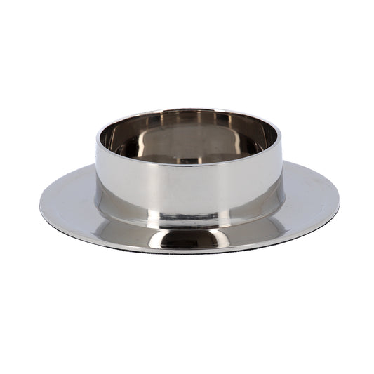 Porta candela in alluminio lucido, per candele con diametro 6 cm