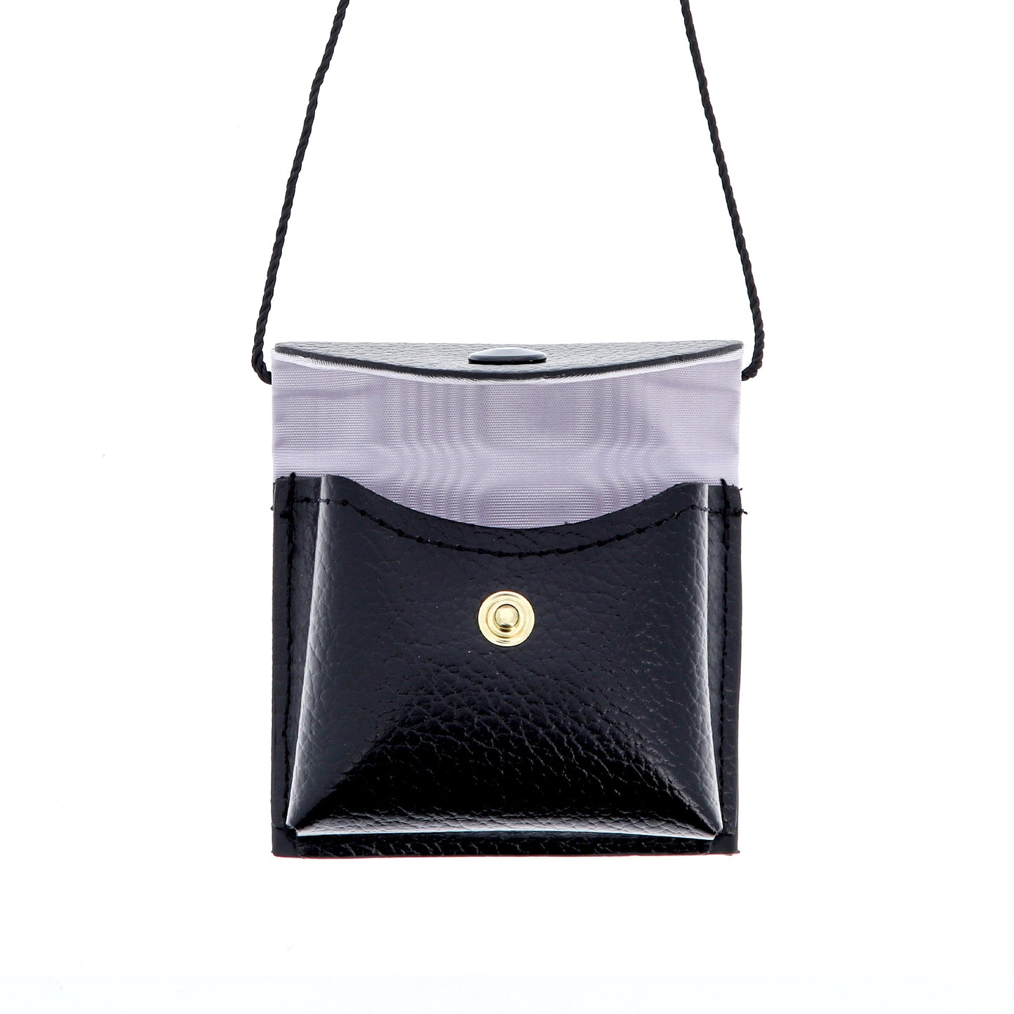 Portateca in simil-pelle. Dimensioni 7x9x2 cm