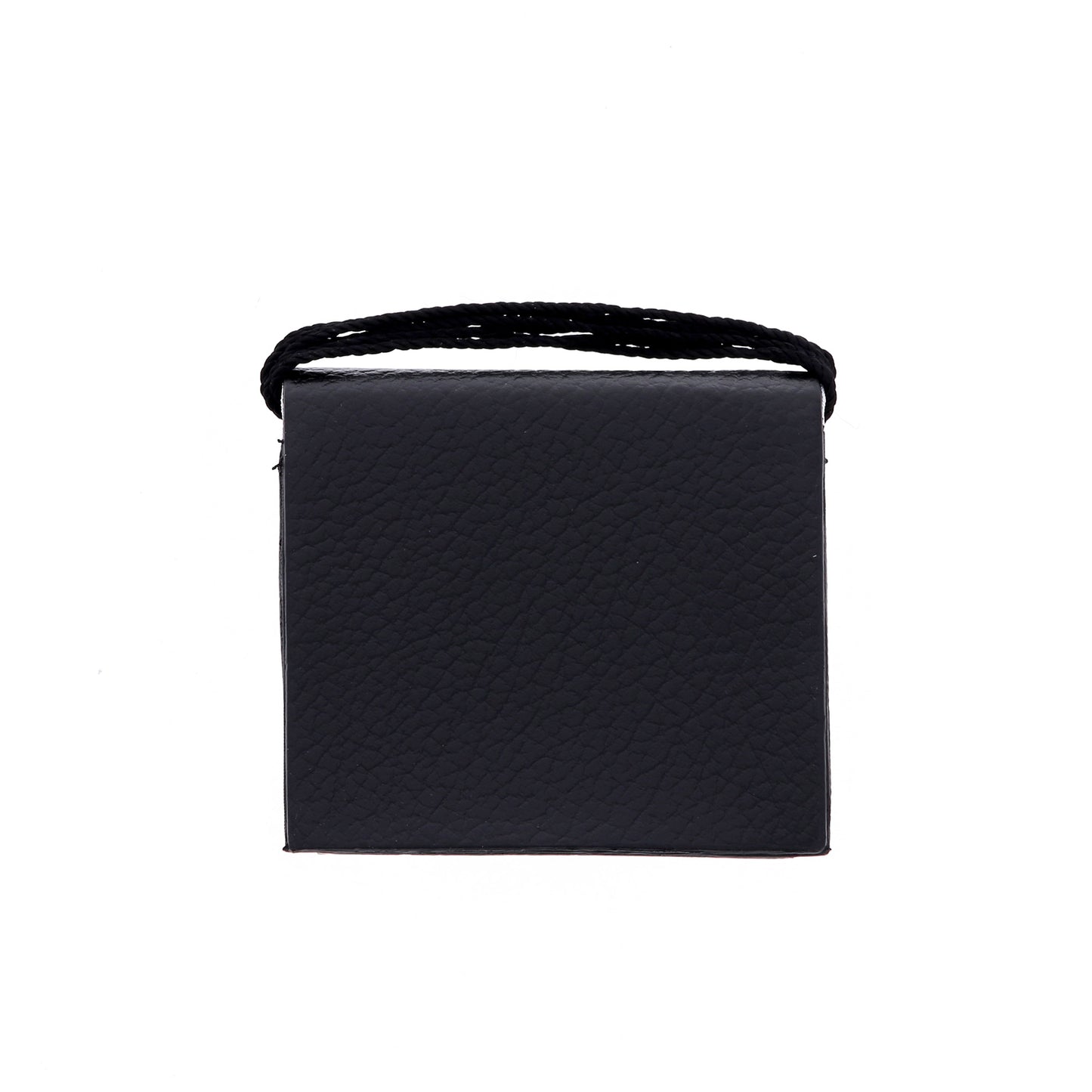 Portateca in simil-pelle. Dimensioni 7x9x2 cm