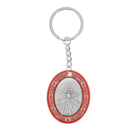 Portachiavi Ricordo Cresima con Calice IHS e Confezione in Cartoncino – 4 cm