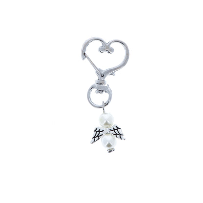 Portachiavi Angelo con confezione Prima Comunione. Altezza 10,7 cm