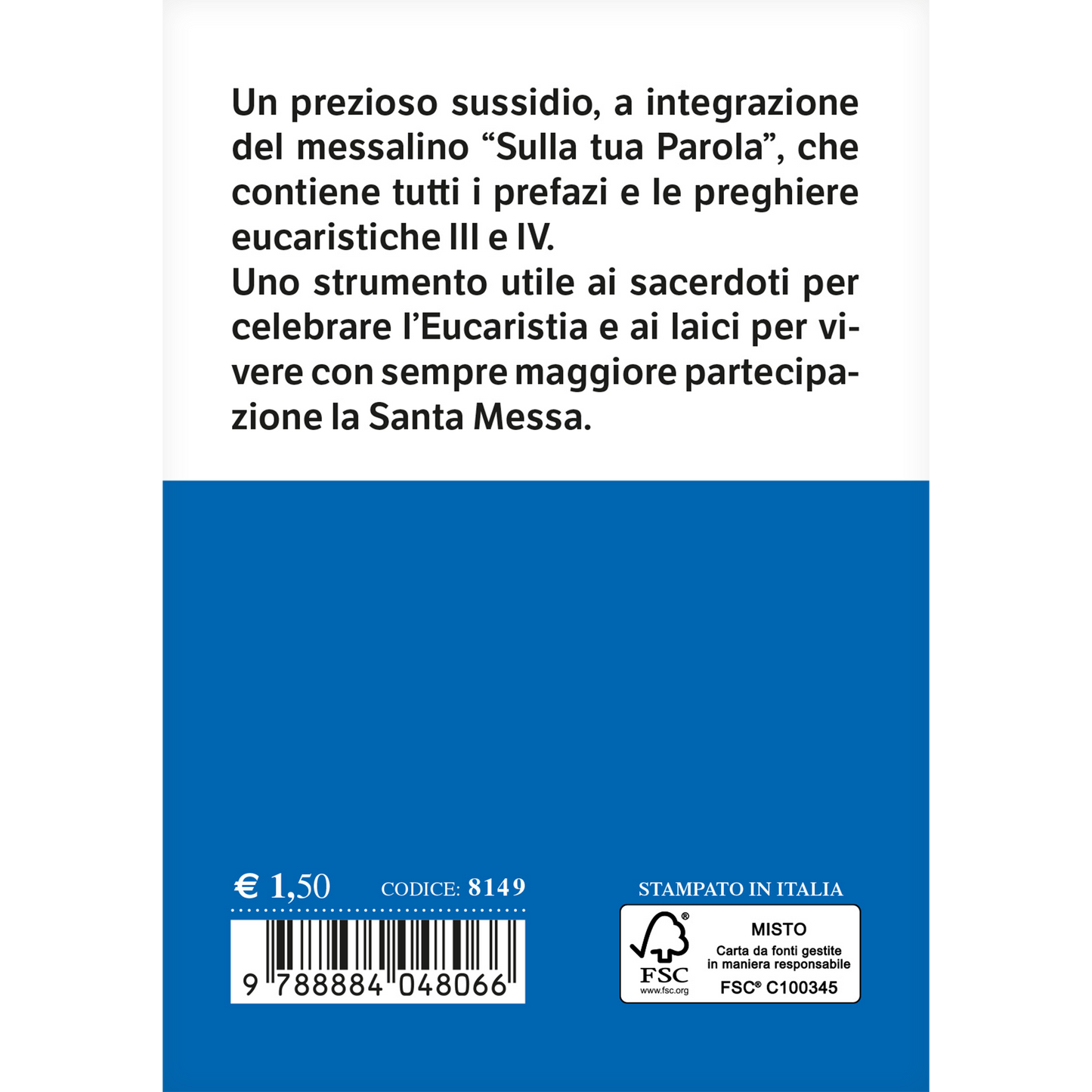 Prefazi e preghiere eucaristiche