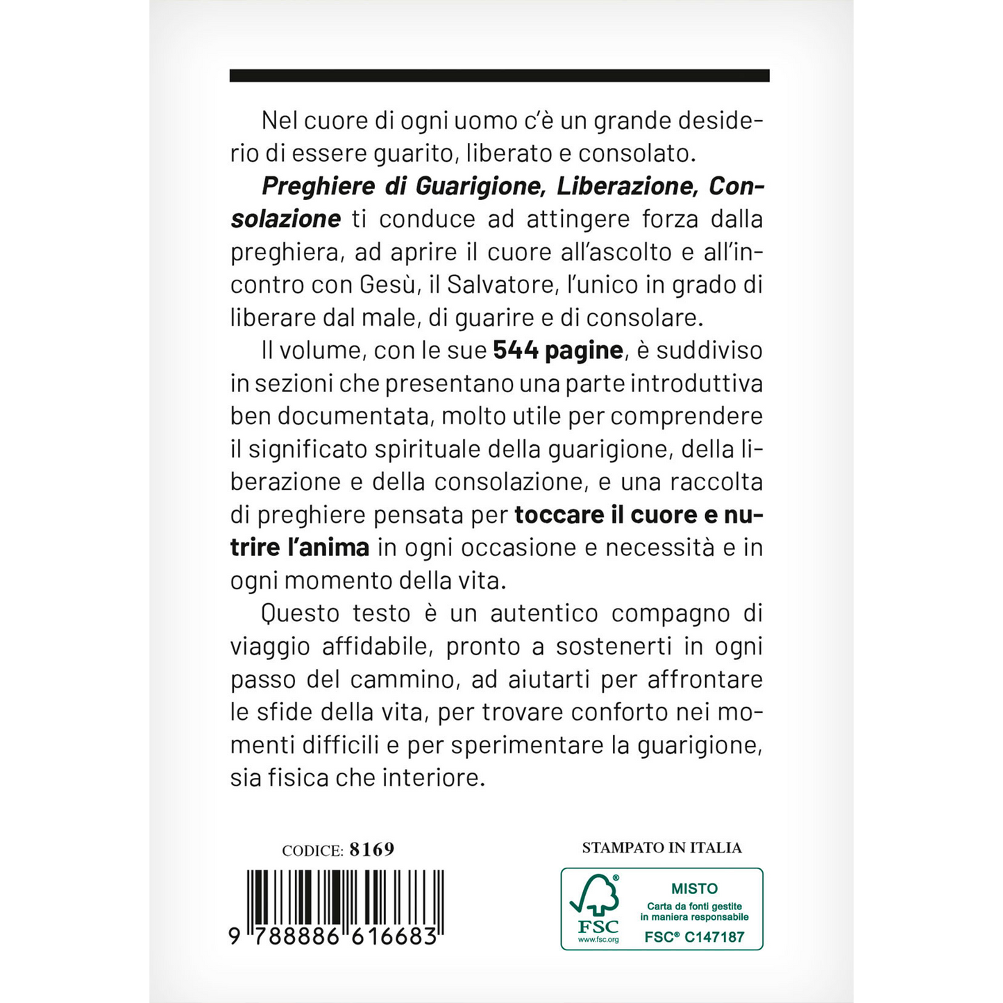Preghiere di Guarigione, Liberazione, Consolazione