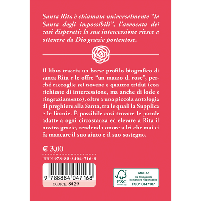 Un mazzo di rose a santa Rita. Novene Tridui Preghiere