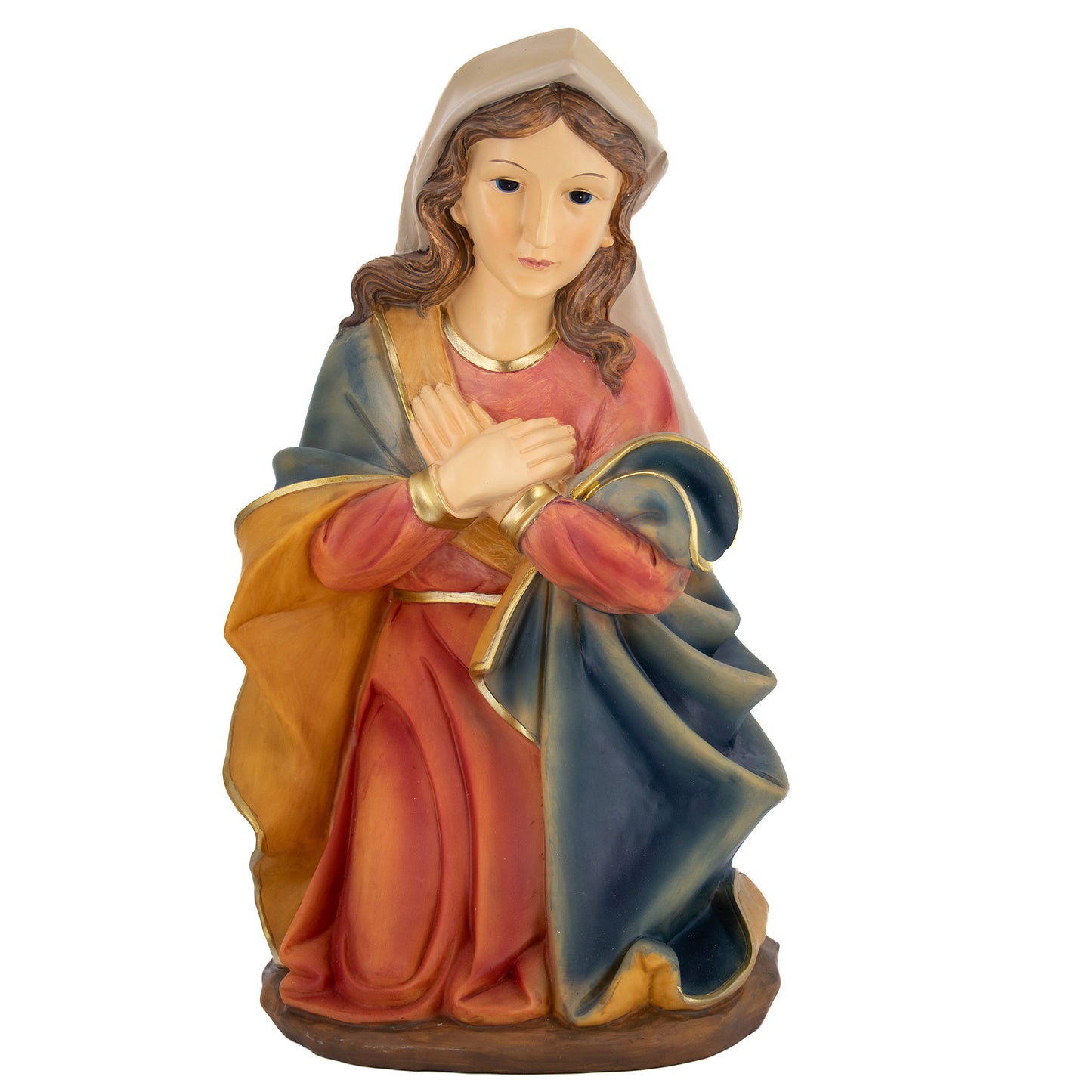 Set Natività completo di San Giuseppe, Maria e Gesù. Altezza 56 cm