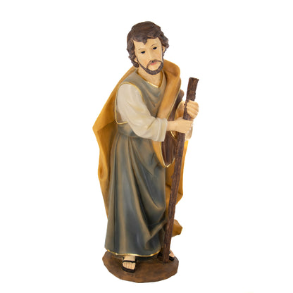Set Natività completo di San Giuseppe, Maria e Gesù. Altezza 56 cm