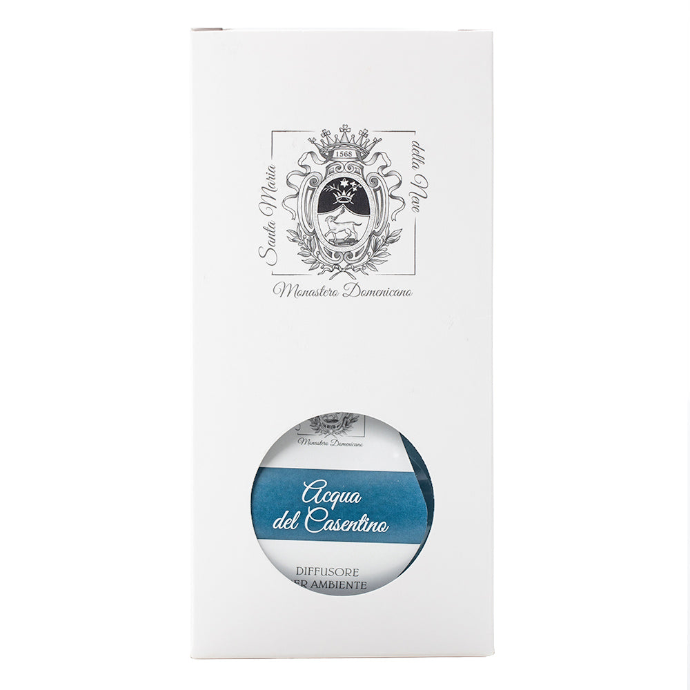 Diffusore per Ambienti, Acqua del Casentino, con Bastoncini, Profumatore Casa. 250 ml
