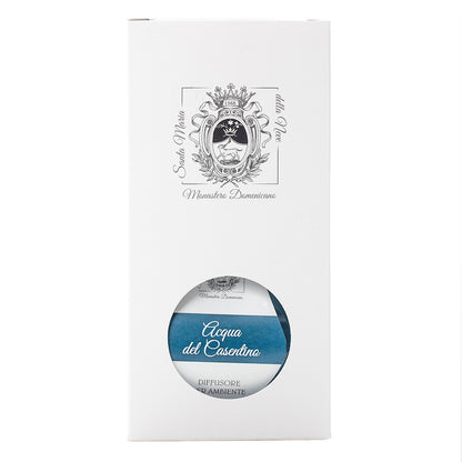 Diffusore per Ambienti, Acqua del Casentino, con Bastoncini, Profumatore Casa. 250 ml