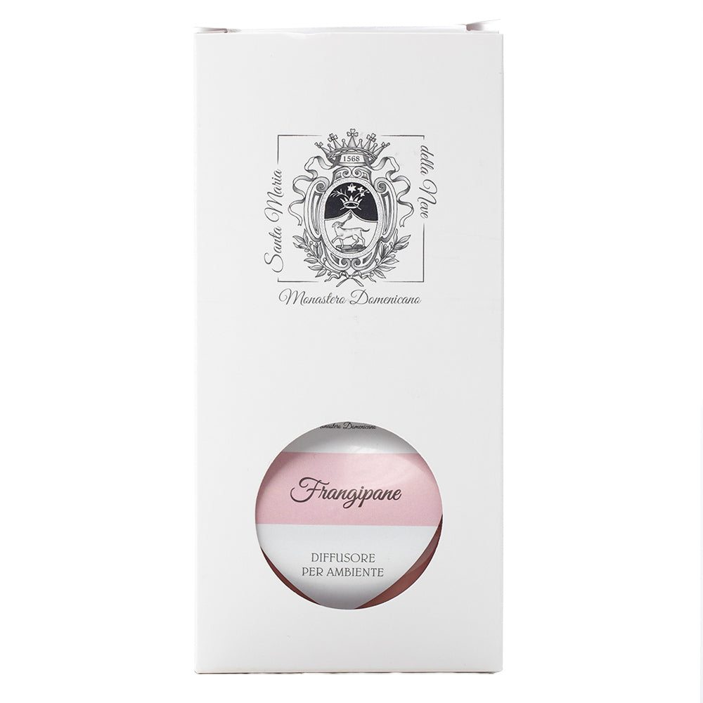 Diffusore per Ambienti, Frangipane, con Bastoncini, Profumatore Casa. 250 ml