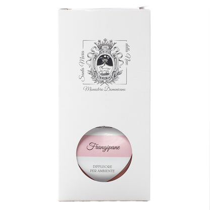 Diffusore per Ambienti, Frangipane, con Bastoncini, Profumatore Casa. 250 ml