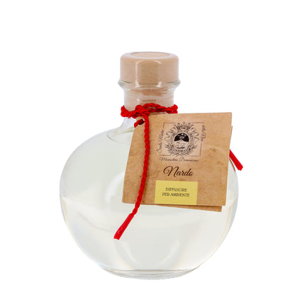 Diffusore per Ambienti, Nardo, con Bastoncini, Profumatore Casa. 250 ml
