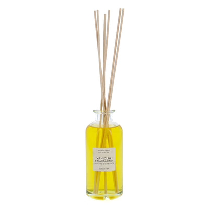 Profumo d'ambiente, fragranza vaniglia e mandarino. Confezione da 200 ml