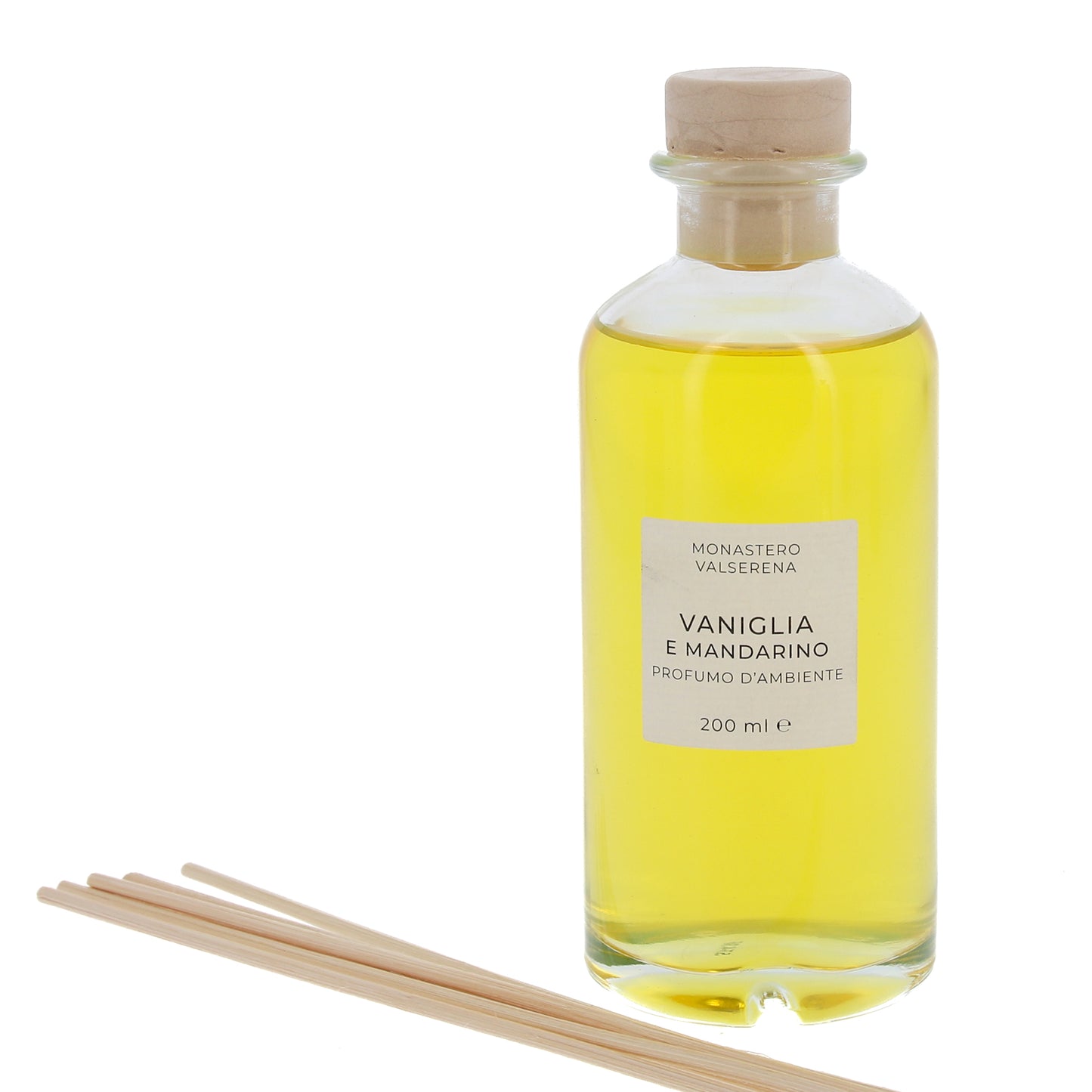 Profumo d'ambiente, fragranza vaniglia e mandarino. Confezione da 200 ml