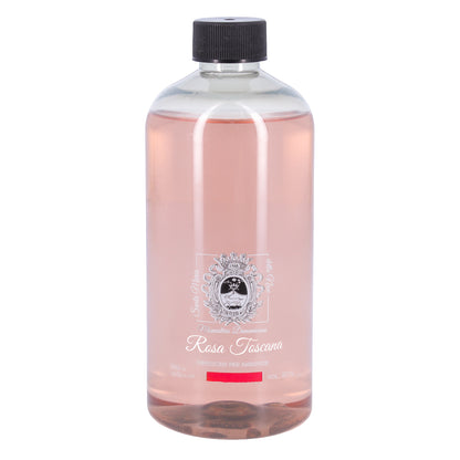 Ricarica per Diffusore Ambienti, Rosa Toscana, Profumatore Casa. 500 ml