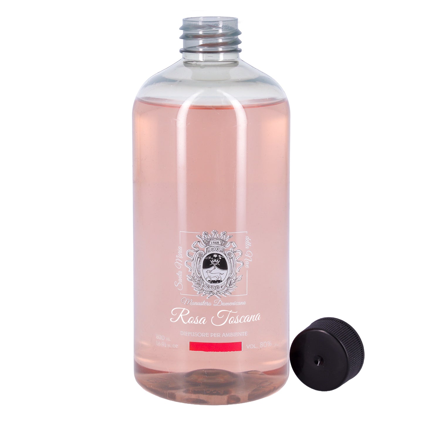 Ricarica per Diffusore Ambienti, Rosa Toscana, Profumatore Casa. 500 ml