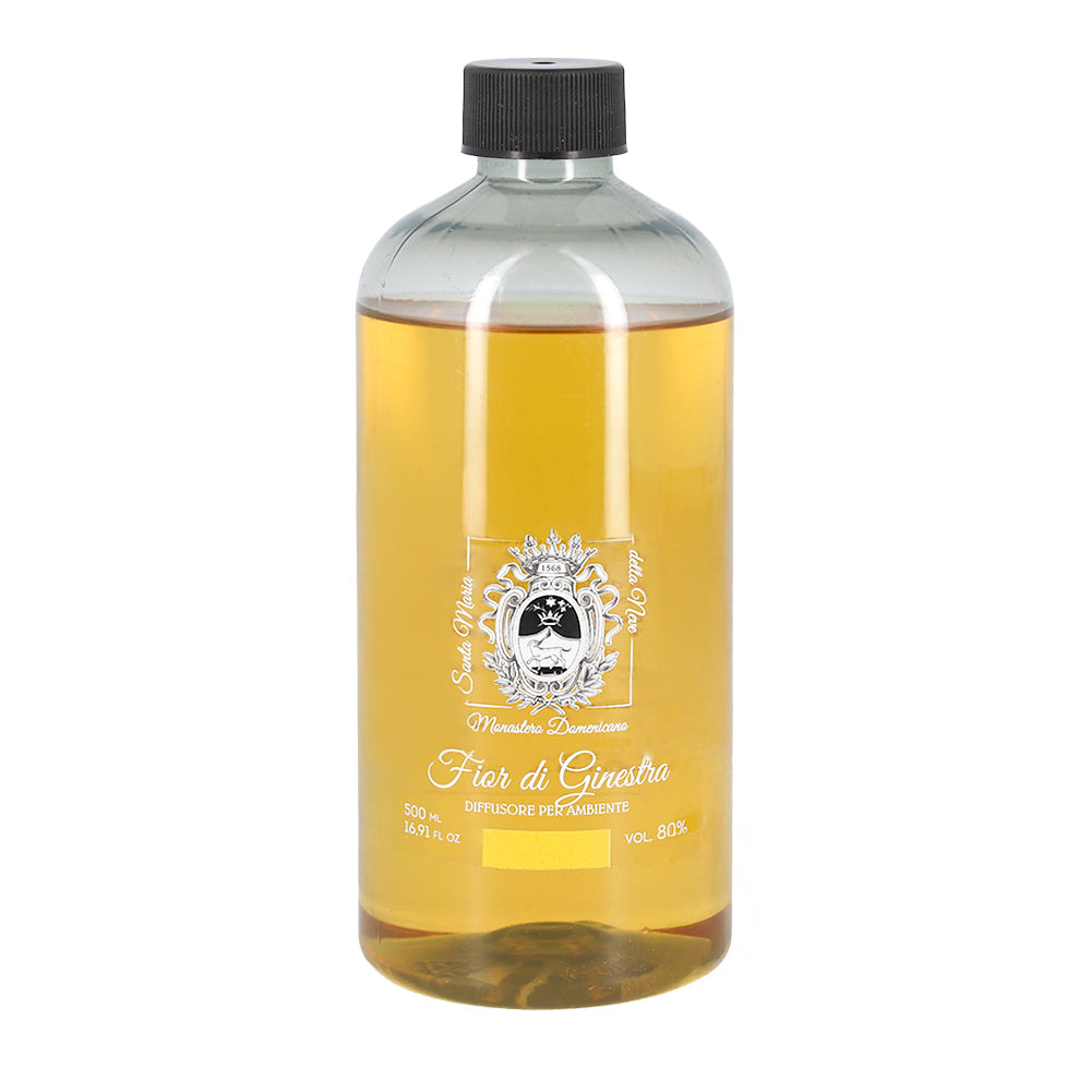 Ricarica per Diffusore Ambienti, Ginestra, Profumatore Casa. 500 ml