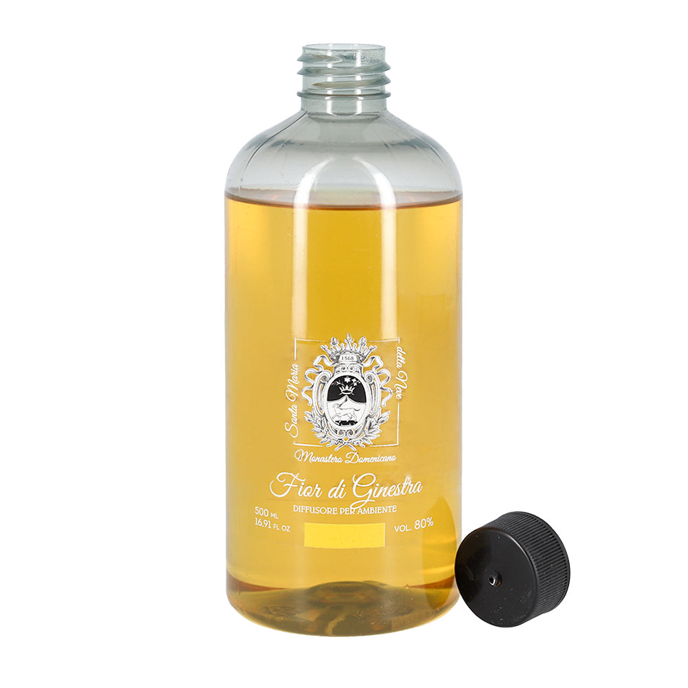 Ricarica per Diffusore Ambienti, Ginestra, Profumatore Casa. 500 ml