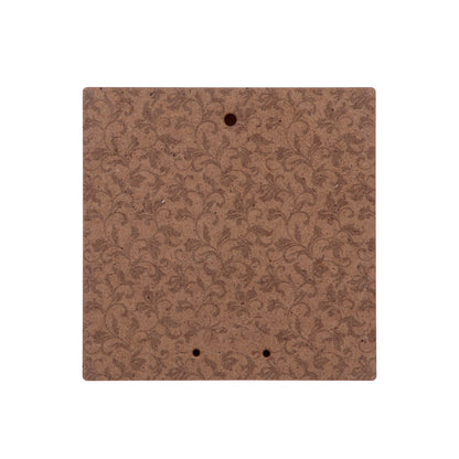 Quadro in legno Carlo Acutis con dettagli argentati. Dimensioni 12,5x12,5 cm