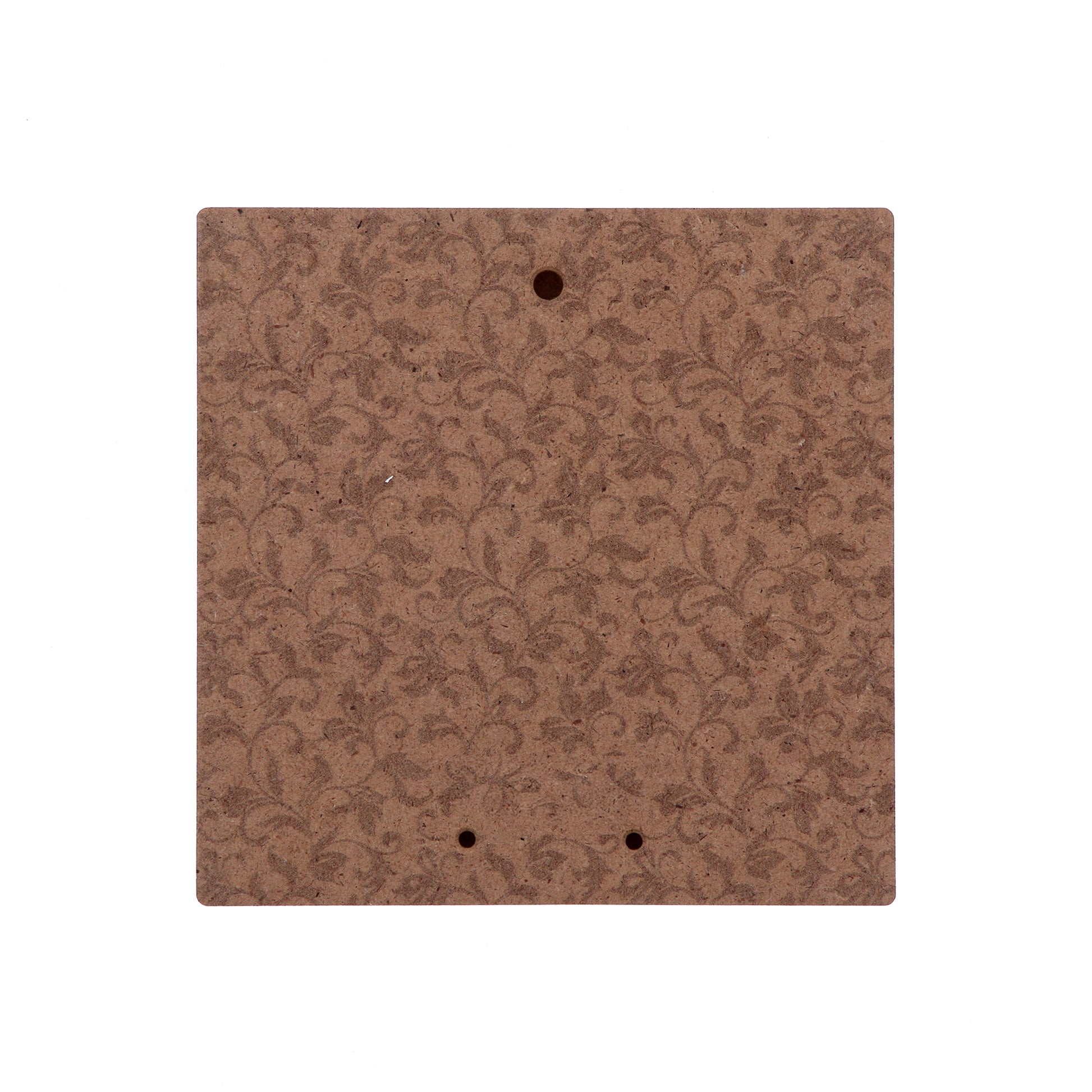 Quadro in legno Angelo Custode con dettagli argentati. Dimensioni 12,5x12,5 cm